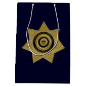 Advocate voor functionarissen, Gold-Blue-Med Gift  Medium Cadeauzakje (Achterkant)