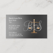 Advocaten bij het Law Lawyer Visitekaartje (Voorkant)