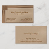 Advocaten bij het Law Lawyer Visitekaartje (Voorkant / Achterkant)