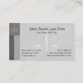 Advocaten bij het Law Lawyer Visitekaartje (Voorkant)