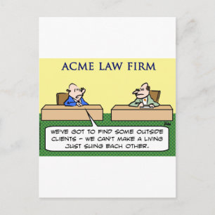 advocaten elkaar aanklagen briefkaart