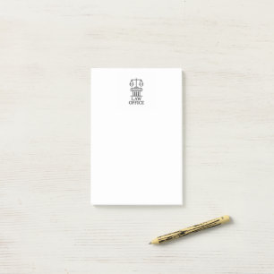 Advocaten en juridisch ontwerp post-it® notes