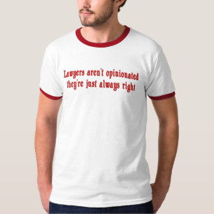 Advocaten zijn geen T-Shirt