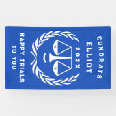 Advocatenrechtenschool Afstuderen Spandoek (Horizontaal)