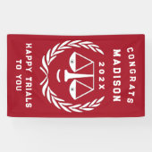 Advocatenrechtenschool Afstuderen Spandoek (Horizontaal)