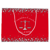 Advocatenrechtenstudiegroep Silver Red Groot Cadeauzakje (Achterkant)