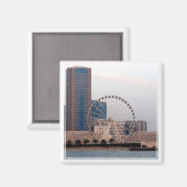 AE011 SHARJAH, DE OOG, VAE, Fridge Magneet (Voorkant / Achterkant)