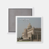 AE012 SHARJAH, UNIVERSITY, UAE, Asia, Fridge Magneet (Voorkant / Achterkant)