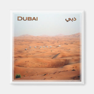 AE044 Desert tour in DUBAI, Verenigde Arabische Em Magneet