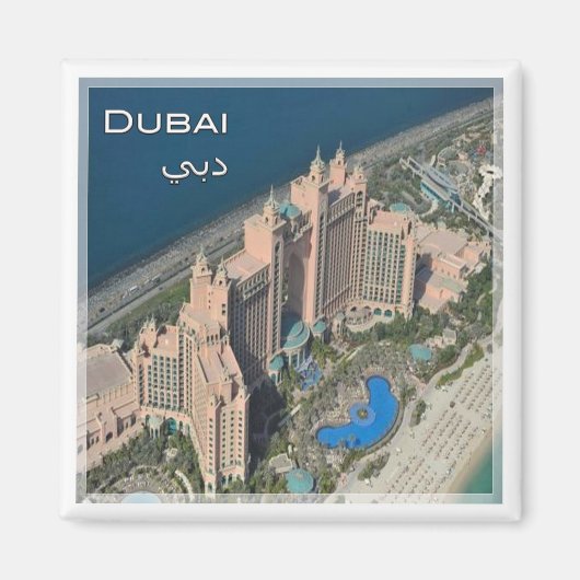 AE049 DUBAI in ATLANTIS, VAE, Fridge Magneet (Voorkant)