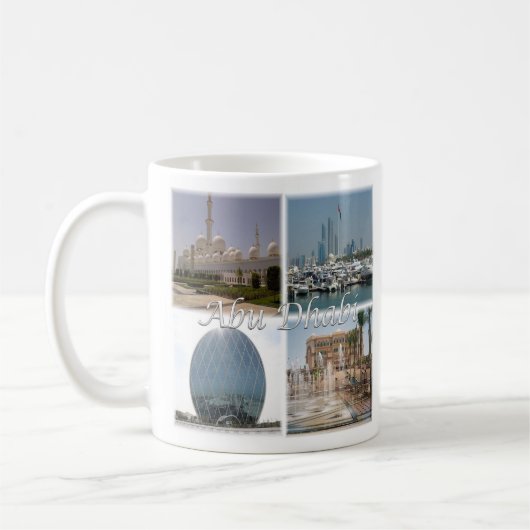 AE062 ABU DHABI, Verenigde Arabische Emiraten, Koffiemok (Links)