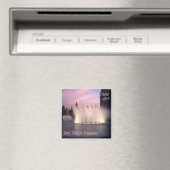 AE072 BURJ KHALIFA FOUNTAIN, Fridge Magneet (Insitu (Vaatwasser))