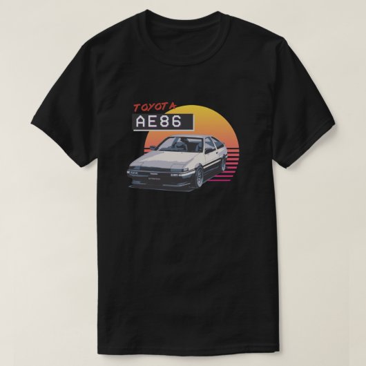 AE86 Toyota Sprinter Trueno T-shirt classique (Design devant)