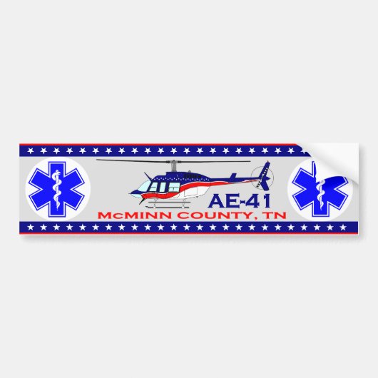 AE-41 B1 BUMPERSTICKER (Voorkant)