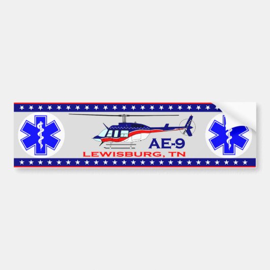AE-9 B1 BUMPERSTICKER (Voorkant)