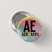 Ae Aer Aers Pronouns Button (Voorkant /achterkant)