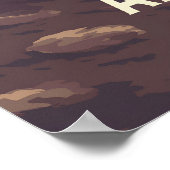 Ae Forest Mountain Biking Travel Poster (Coin)