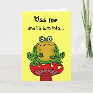 AE- Funny Frog Birthday-kaart Kaart