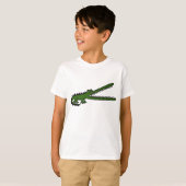 AE-krokodille Cartoon T-shirt (Voorkant volledig)