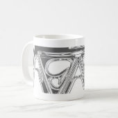 AeaeA Chrome Koffiemok (Voorkant links)