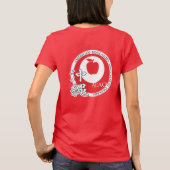 AEAO Educator Vrouwen T-Shirt (rood) (Achterkant)
