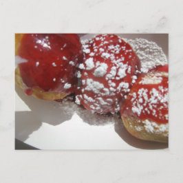 Aebelskiver pastry dessert Solvang Californië Briefkaart