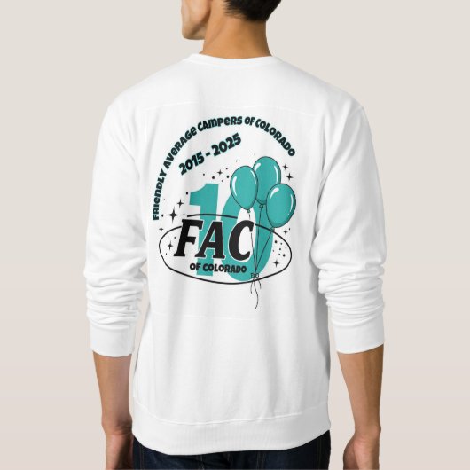 AEC 10 ans - sweatshirt blanc (Dos)