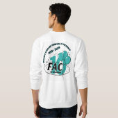 AEC 10 ans - sweatshirt blanc (Dos entier)