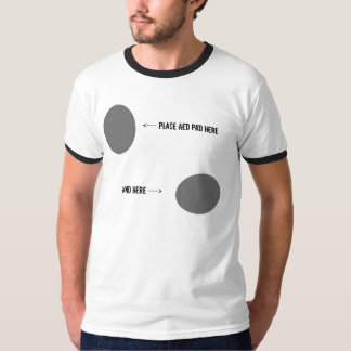 AED pads locatie T-shirt