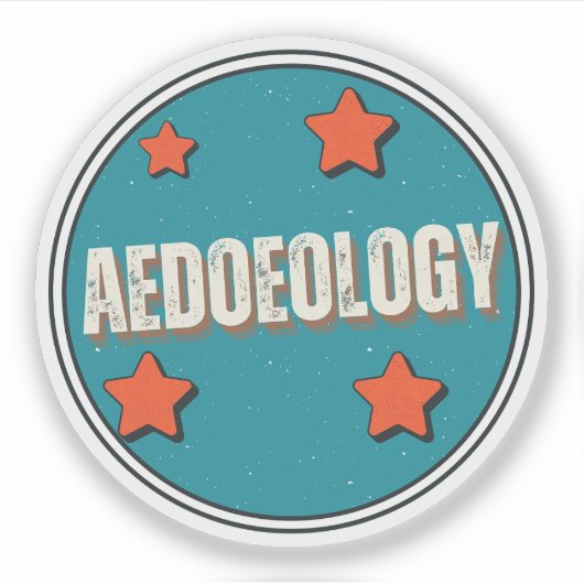 Aedoeologie Sticker (Voorkant)
