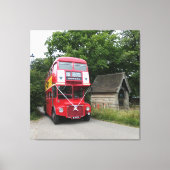 AEG Double Decker Bus Canvas Afdruk (Voorkant)