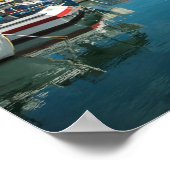 Aegina-eilandhaven Poster (Hoek)