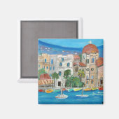 Aegina, Grèce Magnet (Recto/Verso)