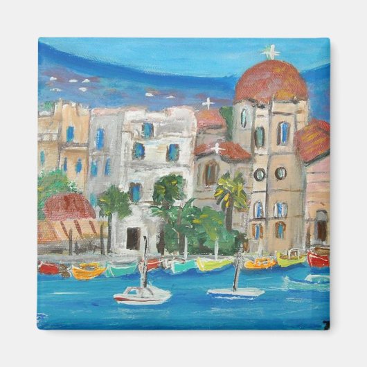 Aegina, Grèce Magnet (Devant)
