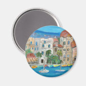 Aegina, Grèce Magnet (Recto/Verso)