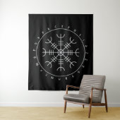 Aegishjalmr Runes Wall Tapestries Wandkleed (In situ)