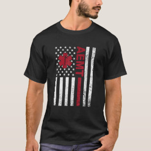 AEMT Advanced Emergency Medical Technicia USA Fla T-shirt