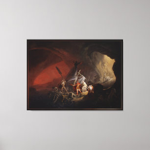 Aeneas en de Sibyl Old Masters Reproduction Canvas Afdruk