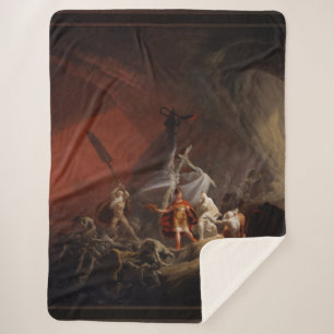 Aeneas en de Sibyl Old Masters Reproduction Sherpa Deken