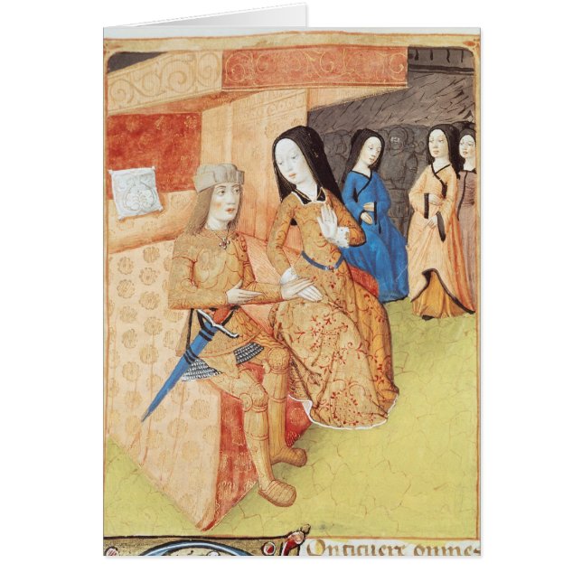 Aeneas en Dido, uit de werken van Virgil (Voorkant)