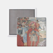 Aeneas en zijn soldaten, 1919 magneet (Voorkant / Achterkant)