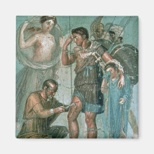 Aeneas gewond bij Pompeii Magneet