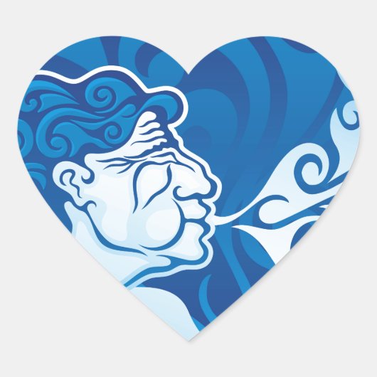 Aeolus Hart Sticker (Voorkant)