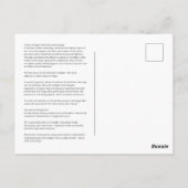 Aeolus Vent Dieu Carte Postale Dévotionnelle (Dos)