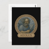 Aeolus Wind God Devotional Postcard Briefkaart (Voorkant / Achterkant)