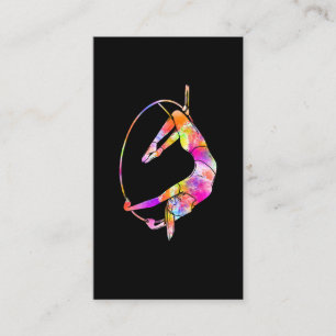 Aerial Artist Circus Hoop Aerial Yoga Aerialist Visitekaartje