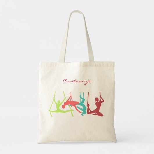 Aerial Fitness Poses Thunder_Cove Tote Bag (Achterkant)