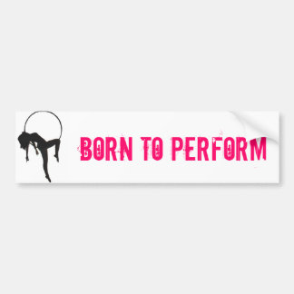 Aerial Hoop Lyra 'Born to performance' sticker
