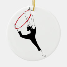 Aerial Hoop/Lyra Double Sided Ornament