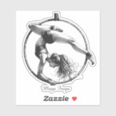 Aerial Hoop Lyra Naam Sticker (Vel)